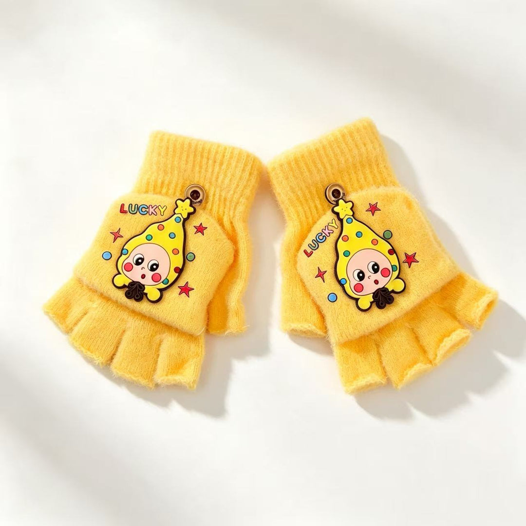 Cute Cartoon-Themed Fingerless Gloves Kalsten