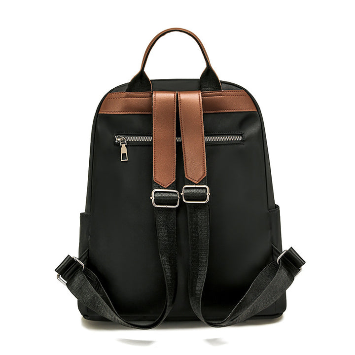 Multi-Compartment Leather Backpack Kalsten