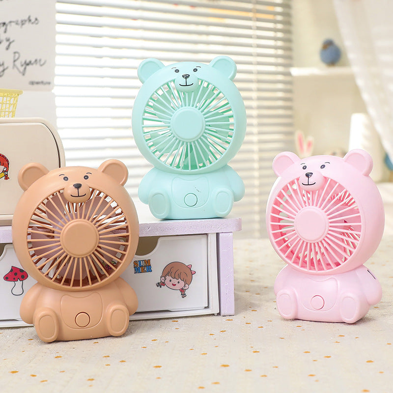Women's Portable Mini Fan in Bear Design Kalsten
