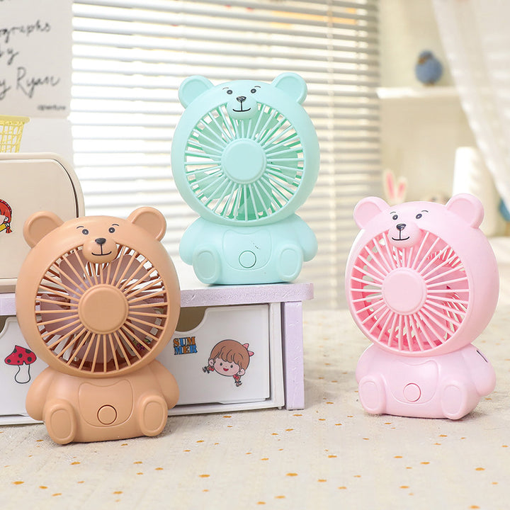 Women's Portable Mini Fan in Bear Design Kalsten