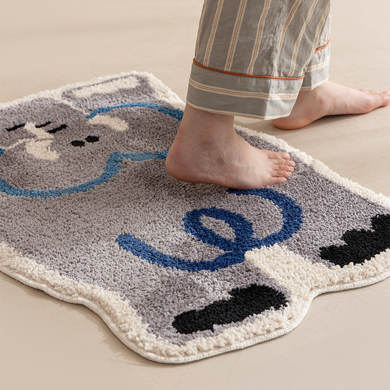 Gorilla-shaped bath mat with non-slip bottom Kalsten