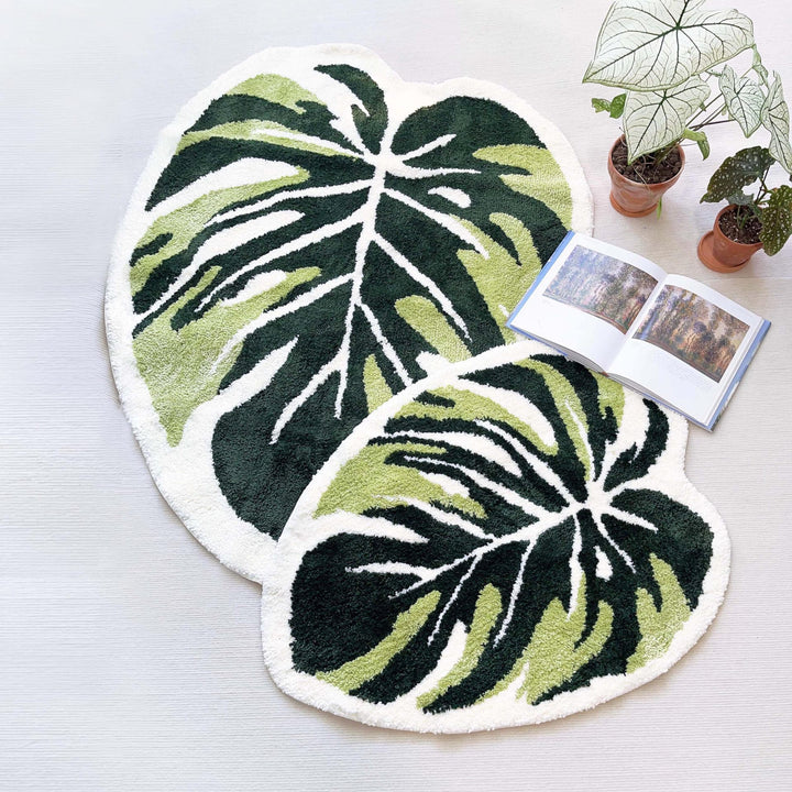 Leaf-Shaped Bathroom Mat