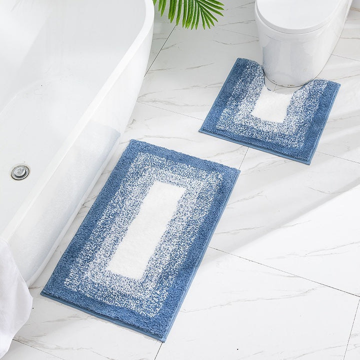 Luxurious Microfiber Bathroom Mat Set