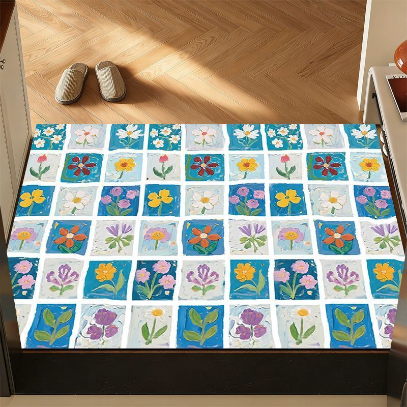Decorative Floral Area Rug