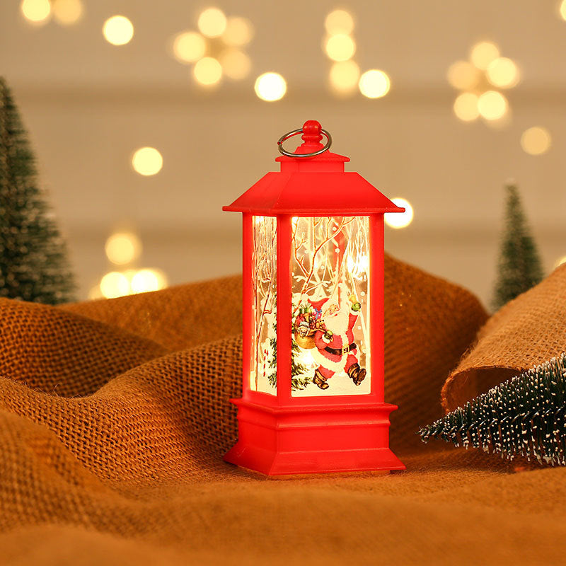 Decorative Lantern with Santa Theme Kalsten