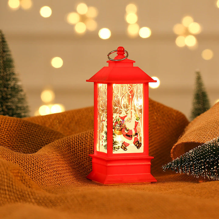 Decorative Lantern with Santa Theme Kalsten
