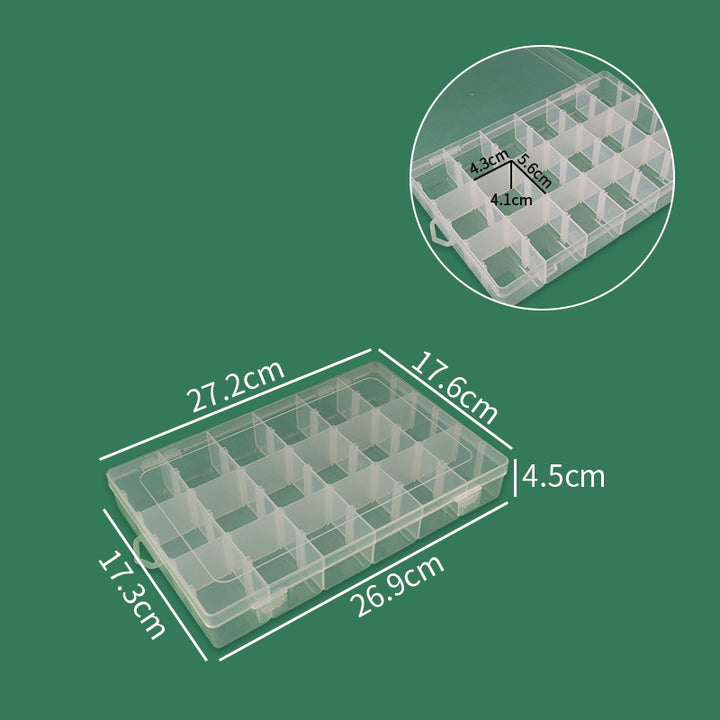 Multi-Divided Craft Supply Storage Container Kalsten