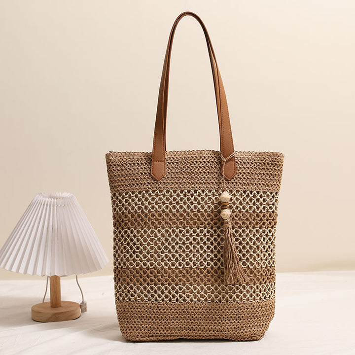 Braided Tote Bag Made From Natural Materials Kalsten