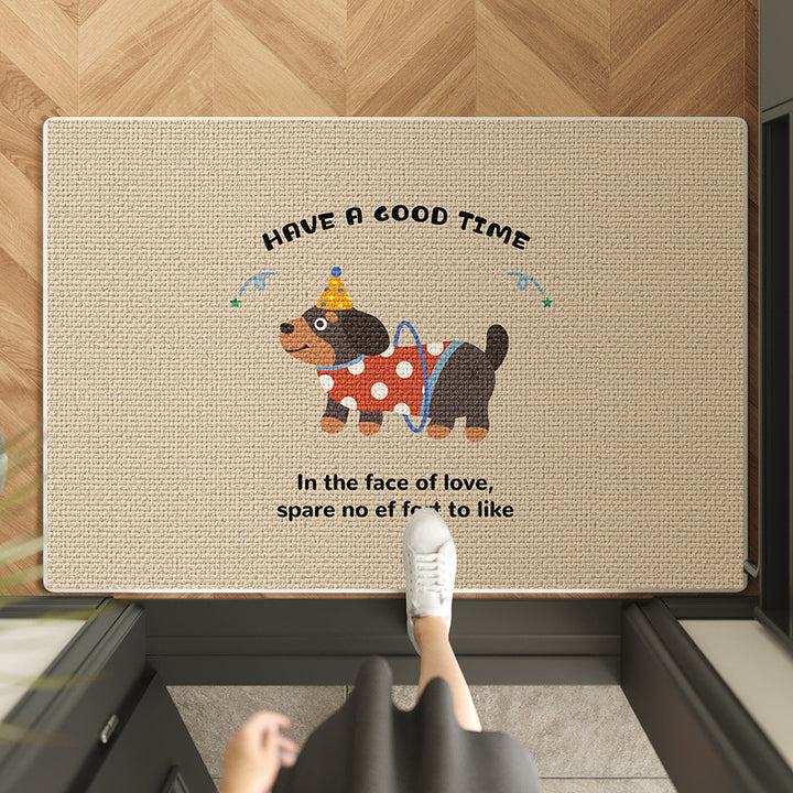 Funny Pet-Themed Welcome Mat