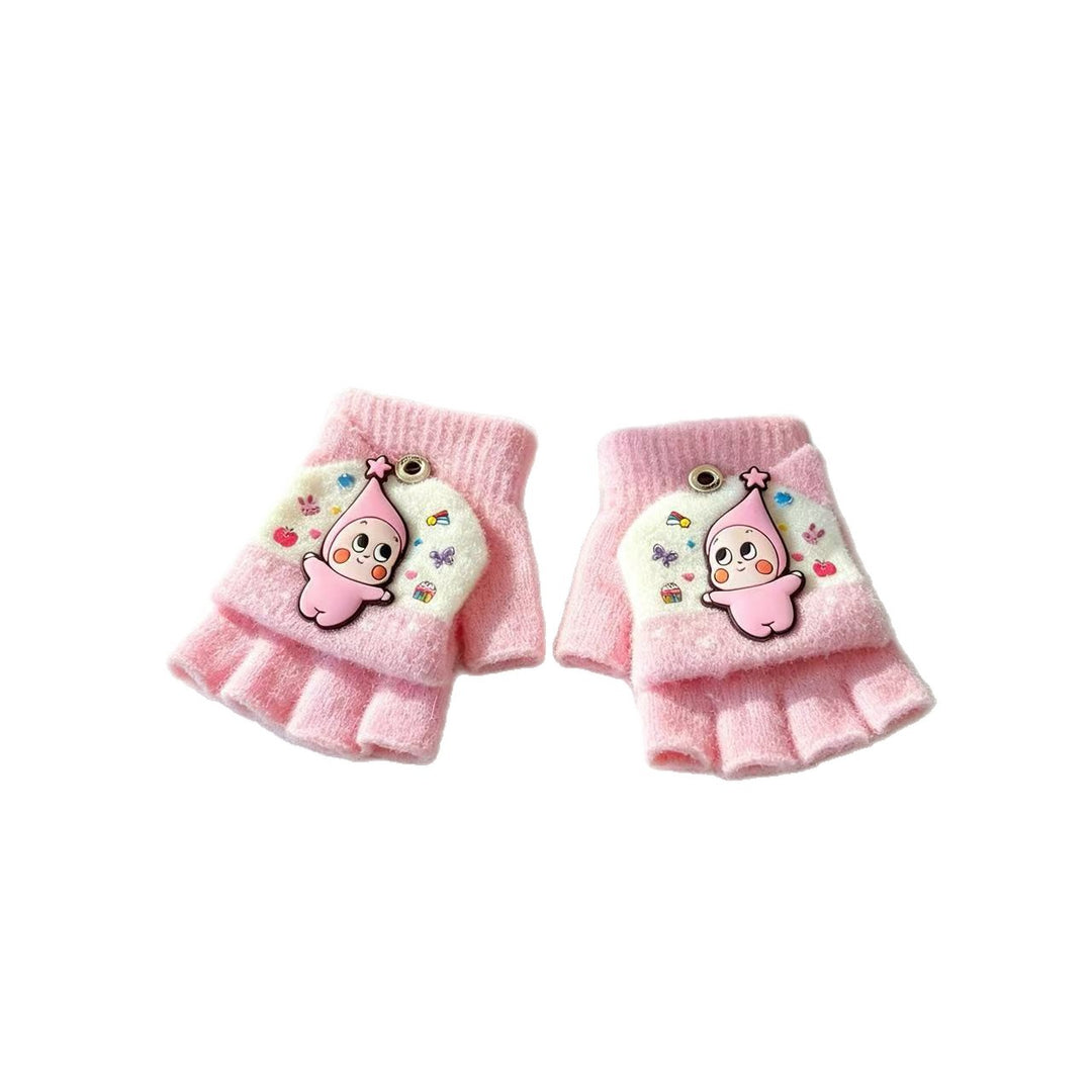 Cute Cartoon-Themed Fingerless Gloves Kalsten