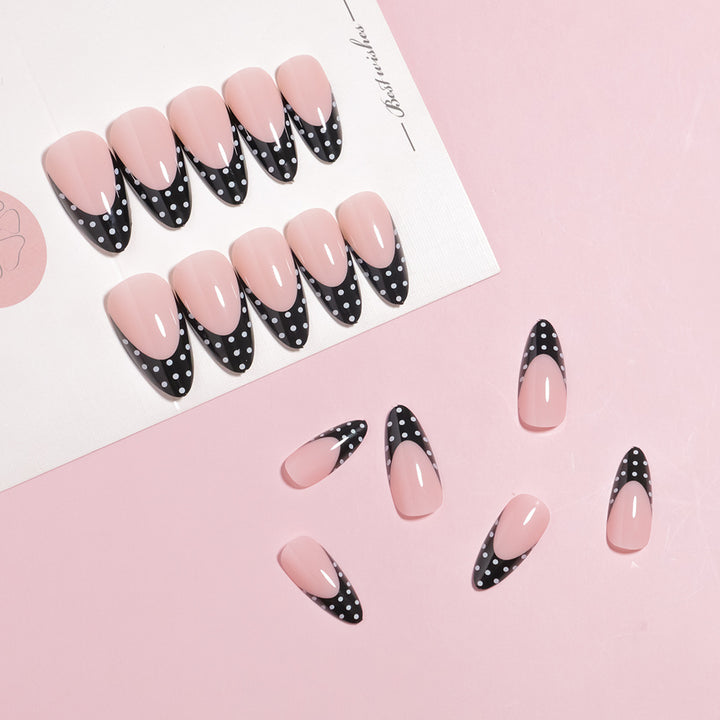 Artistic French Tip Press-On Nails Set Kalsten