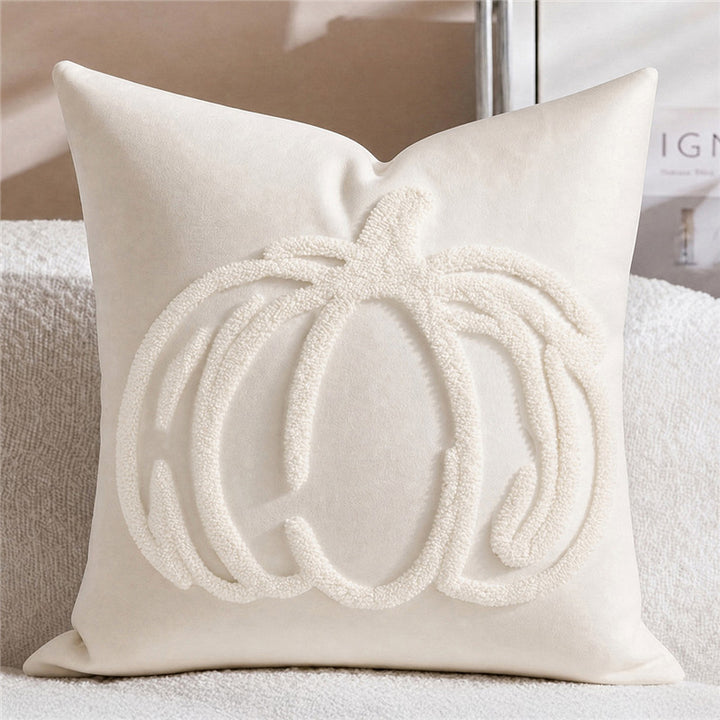 Decorative Cushion with Pumpkin Pattern