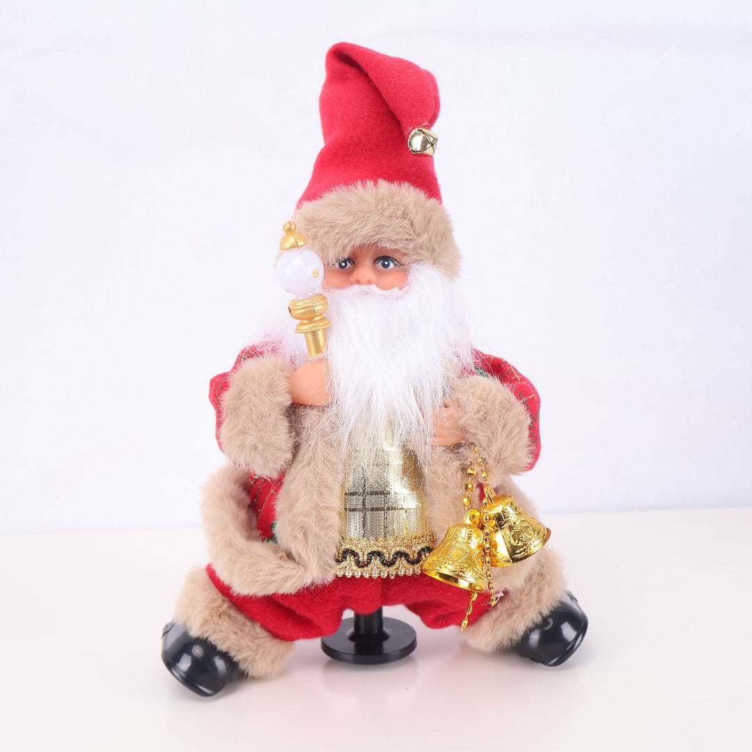 Decorative Santa Claus figure with candy