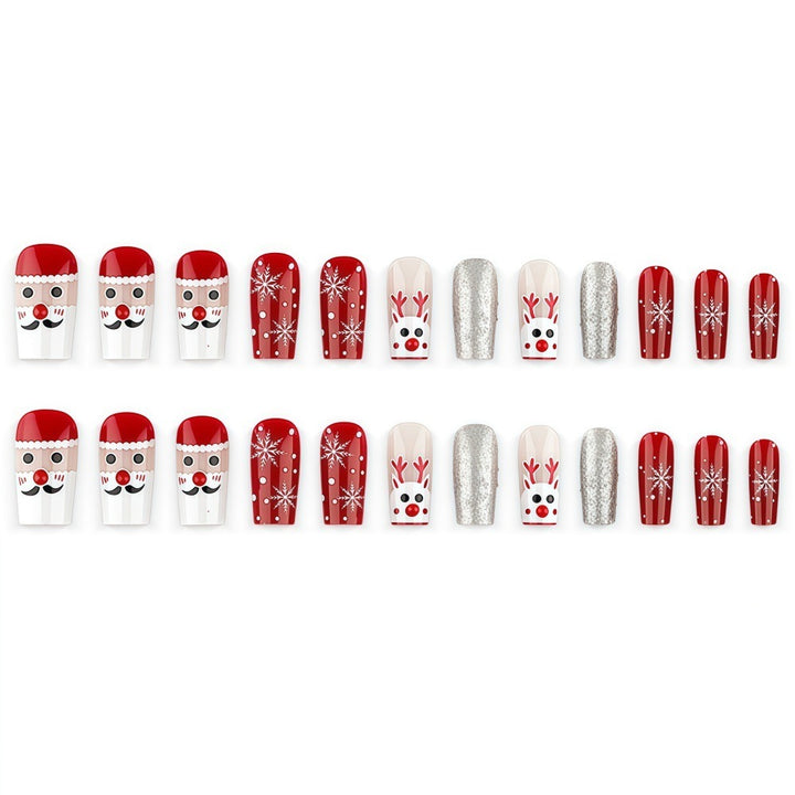 Creative nail art set with festive Christmas motifs Kalsten