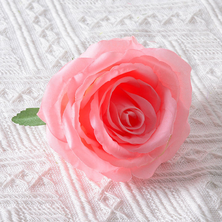 Vibrant Silk Rose Flower Accessory