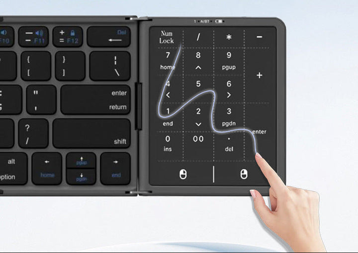 Compact Bluetooth Keyboard with Numeric Keypad Kalsten