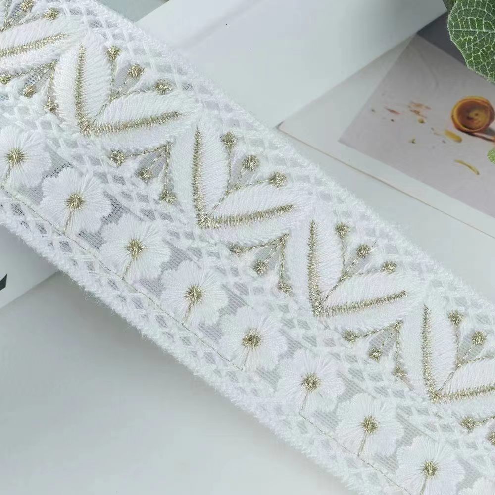 Elegant and Playful Lace Trim Kalsten