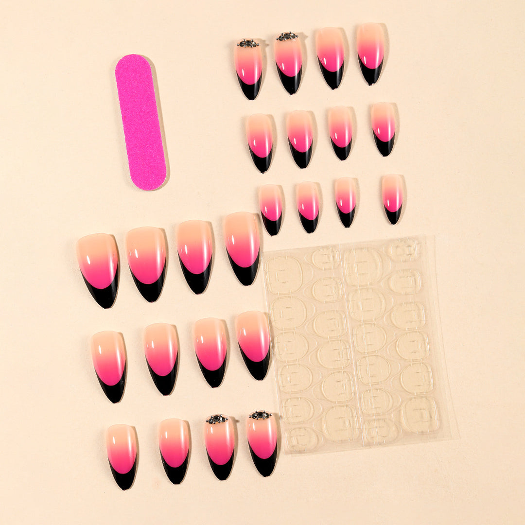 Ornate Ombré Stiletto Nail Art Kalsten