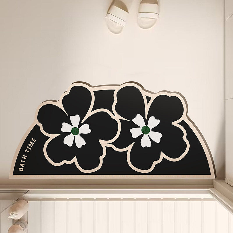 Floral Shaped Bath Mat