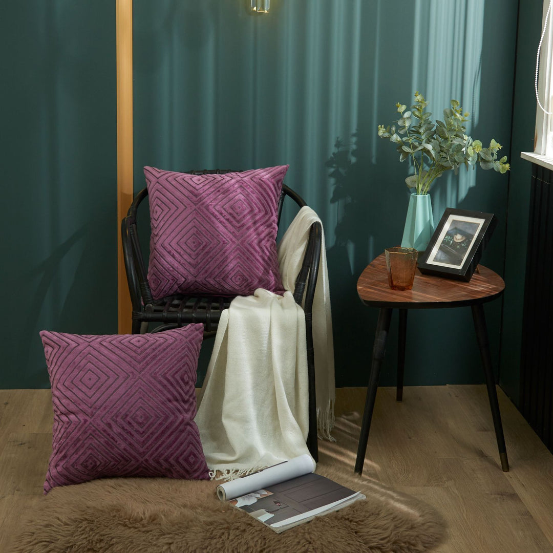 Decorative Geometric Accent Pillow