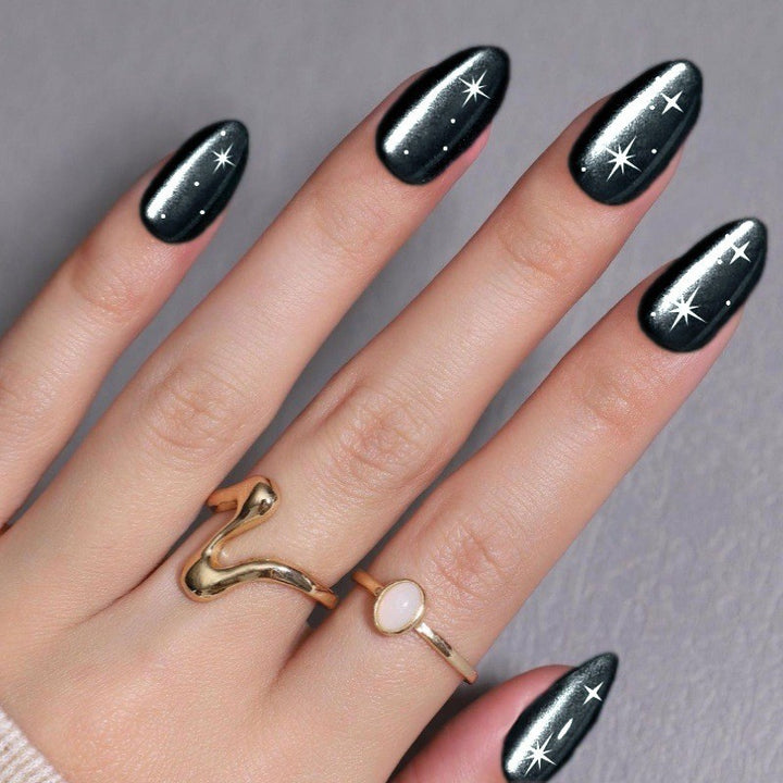 Stellar Glossy Press-On Nails Kalsten