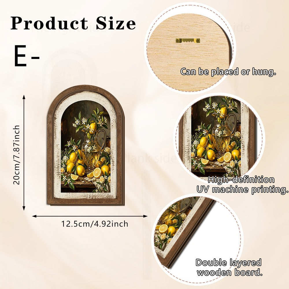 Wall decoration with lemon pattern Kalsten