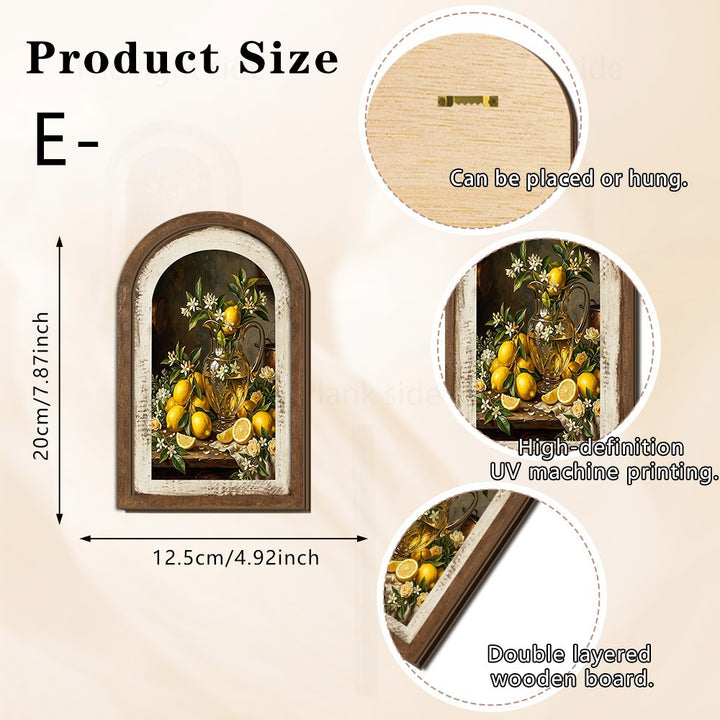 Wall decoration with lemon pattern Kalsten