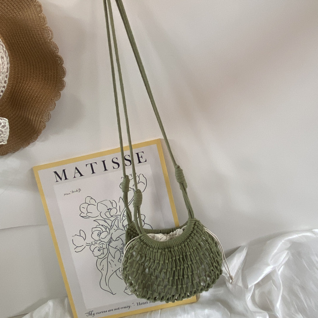 Hand-knotted Macrame Shoulder Bag Kalsten