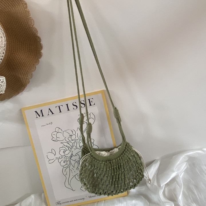 Hand-knotted Macrame Shoulder Bag Kalsten