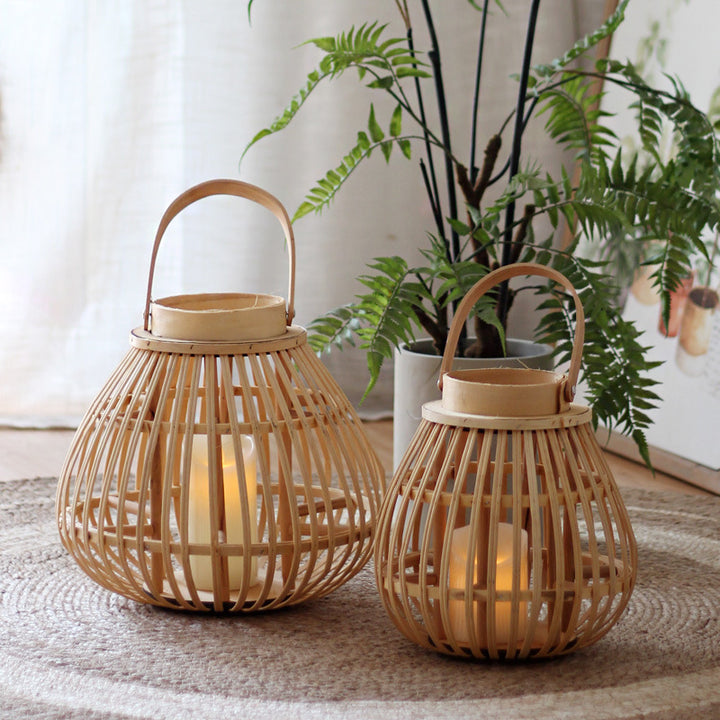 Handmade Rattan Lantern Kalsten