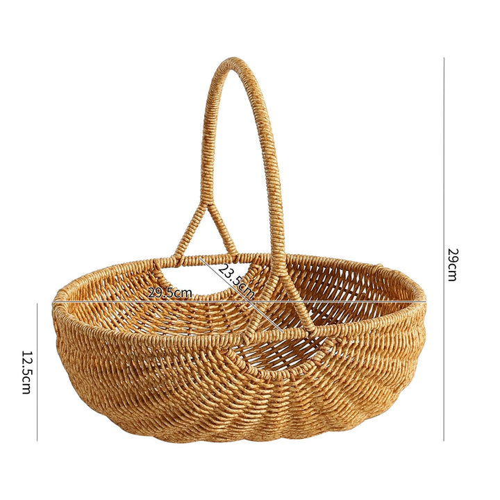 Handwoven Decorative Carrying Basket Kalsten