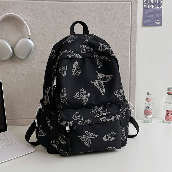 Elegant Butterfly Print Backpack Kalsten