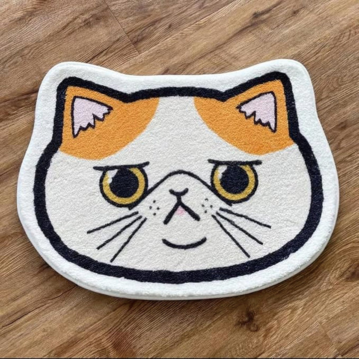 Cat-Shaped Bath Mat