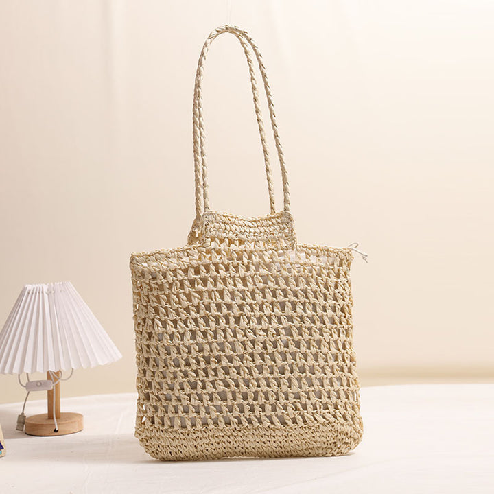 Handmade net tote bag made of natural material Kalsten