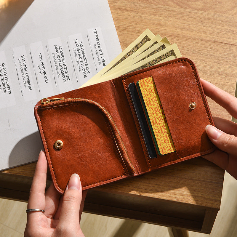 Classic Leather Bi-Fold Wallet Kalsten