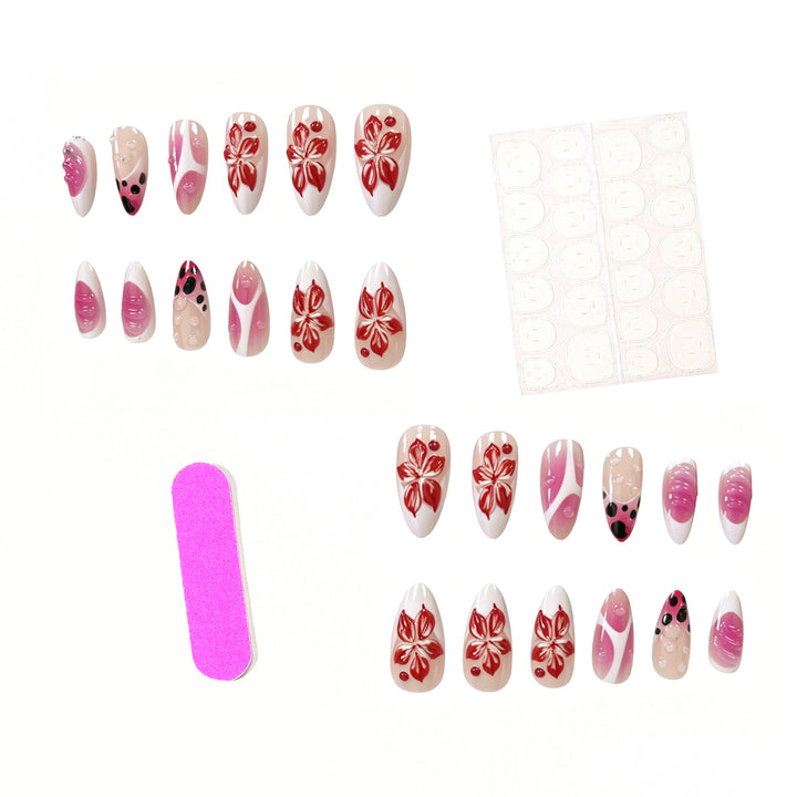 Artistic Floral Nail Art Enhancements Kalsten 1789915352