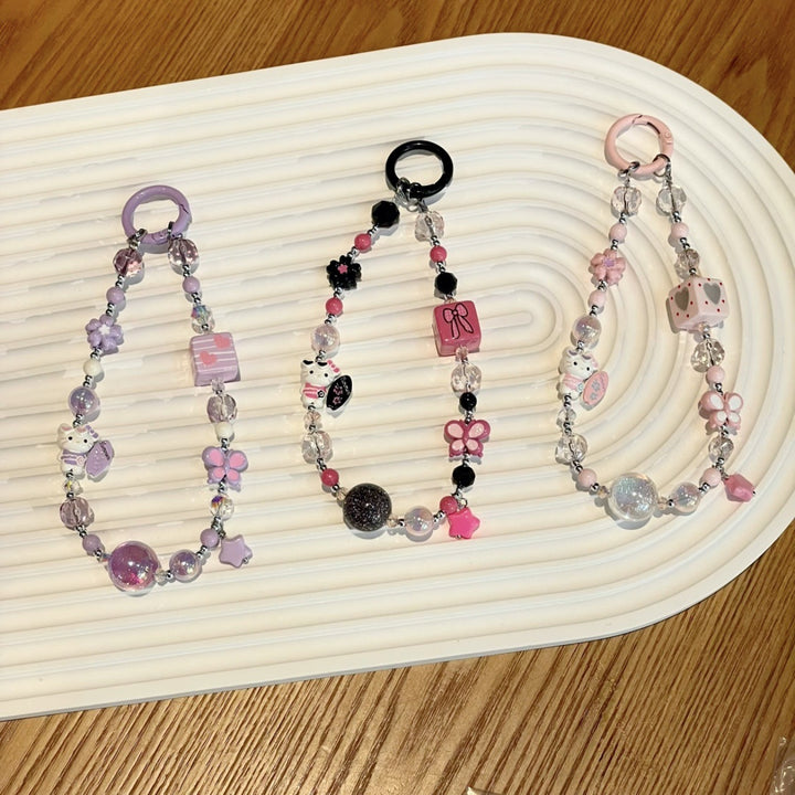 Decorative Charm Beaded Phone Chain Kalsten
