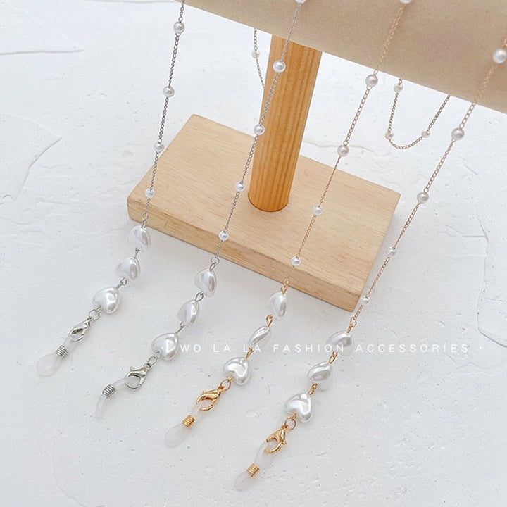 Elegant Pearl Eyewear Retainer Chain Kalsten