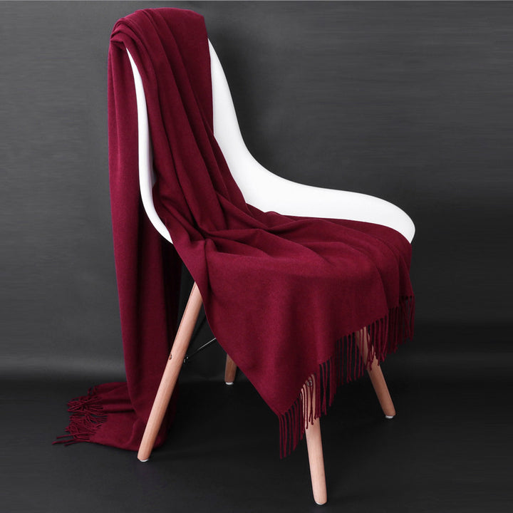 Luxurious Cashmere-Blend Throw Blanket