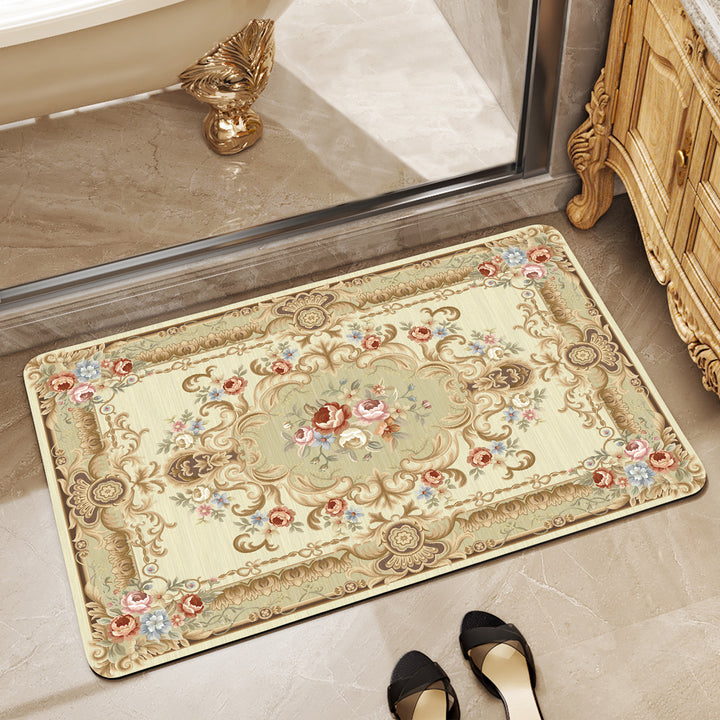 Luxurious Vintage-Inspired Bath Mat Kalsten