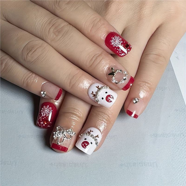 Festive Holiday Themed Nail Art Kalsten
