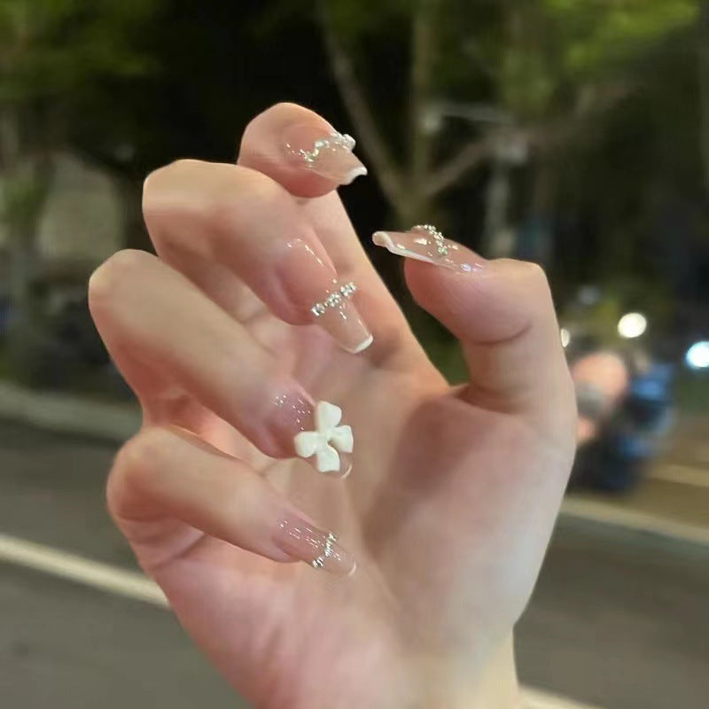 Elegant Floral Nail Art Extensions Kalsten
