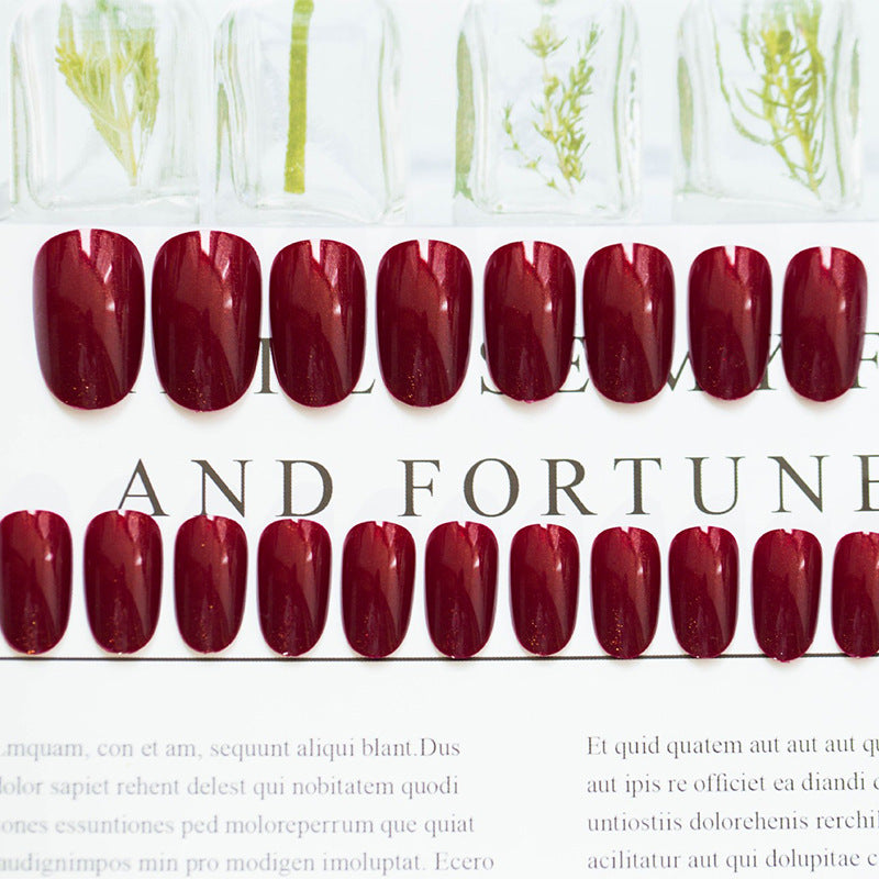 Glossy Press-On Nail Set Kalsten 1790727558