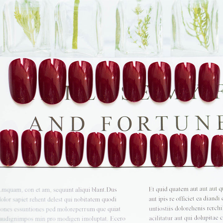 Glossy Press-On Nail Set Kalsten 1790727558