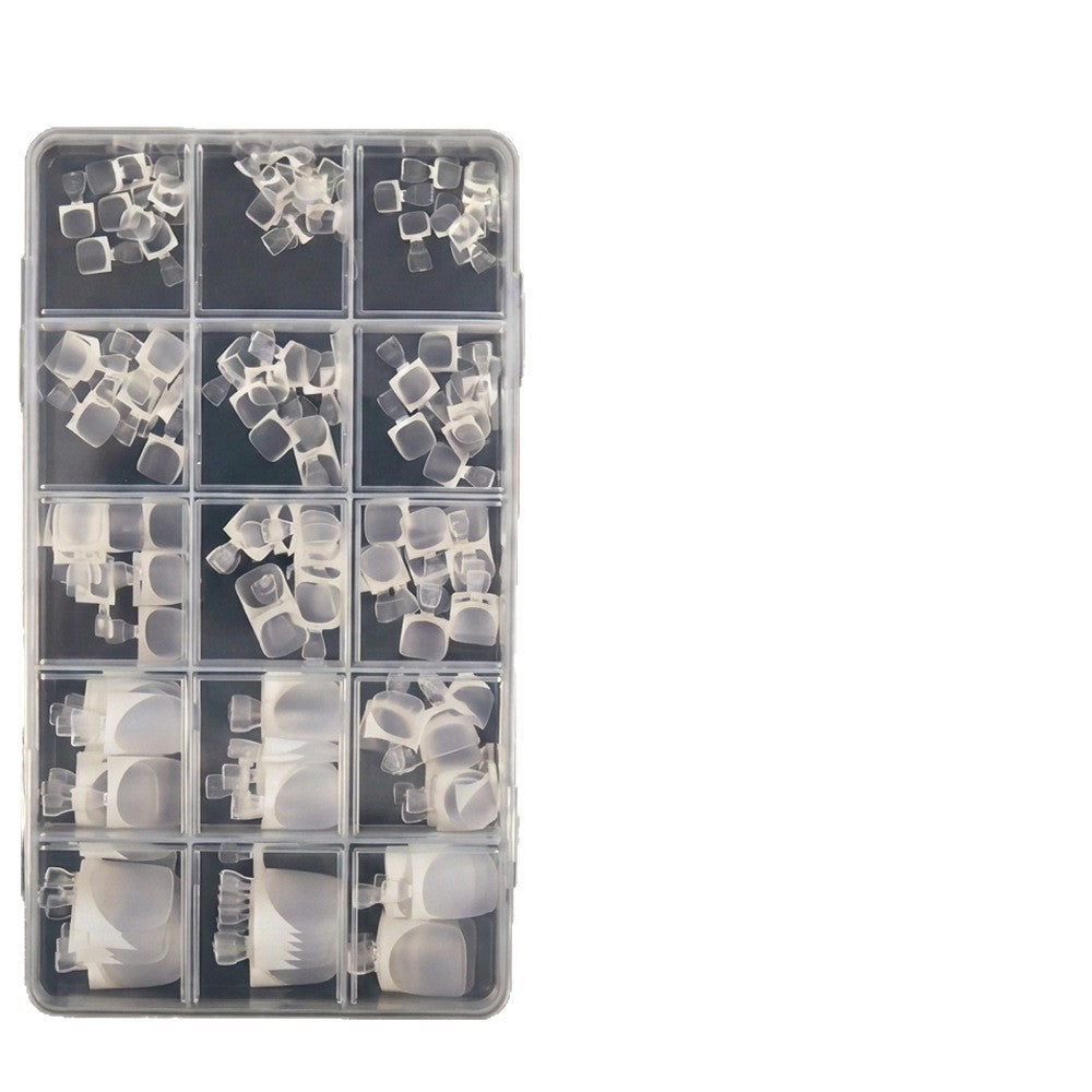 Premium French Tip Gel Toenail Art Set Kalsten