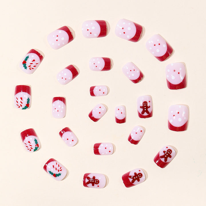 Festive Holiday-Themed Nails Kalsten