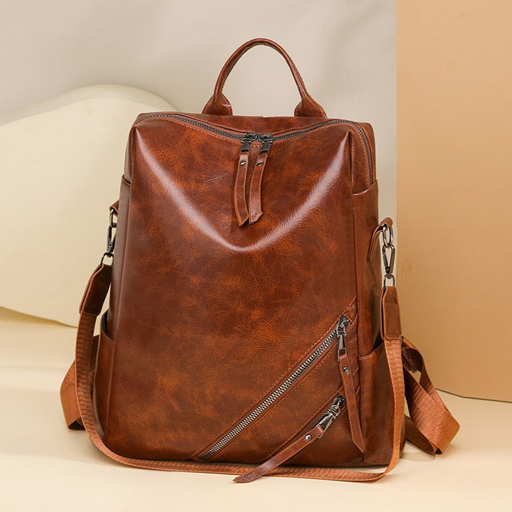 Fashionable Multi-Zipper Backpack Kalsten