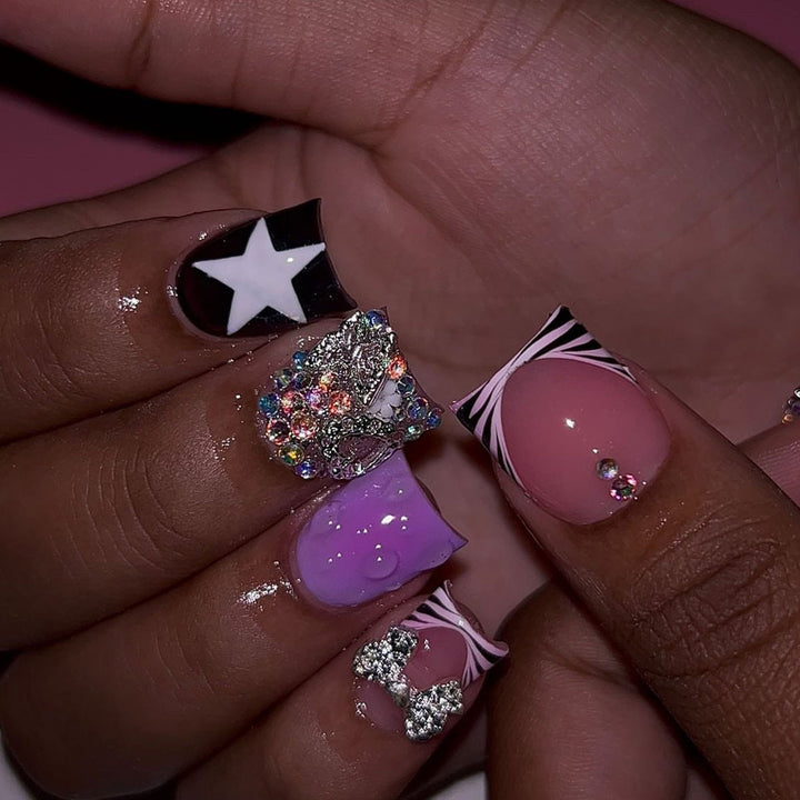 Decorative Press-On Nail Art Extensions Kalsten 1787913945