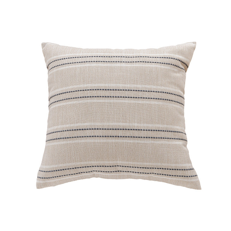 Soft Structured Stripe Decorative Cushion