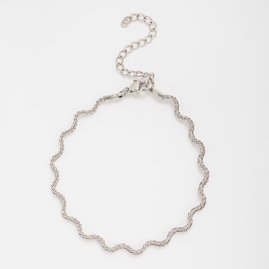 Elegant Wavy Chain Necklace Kalsten